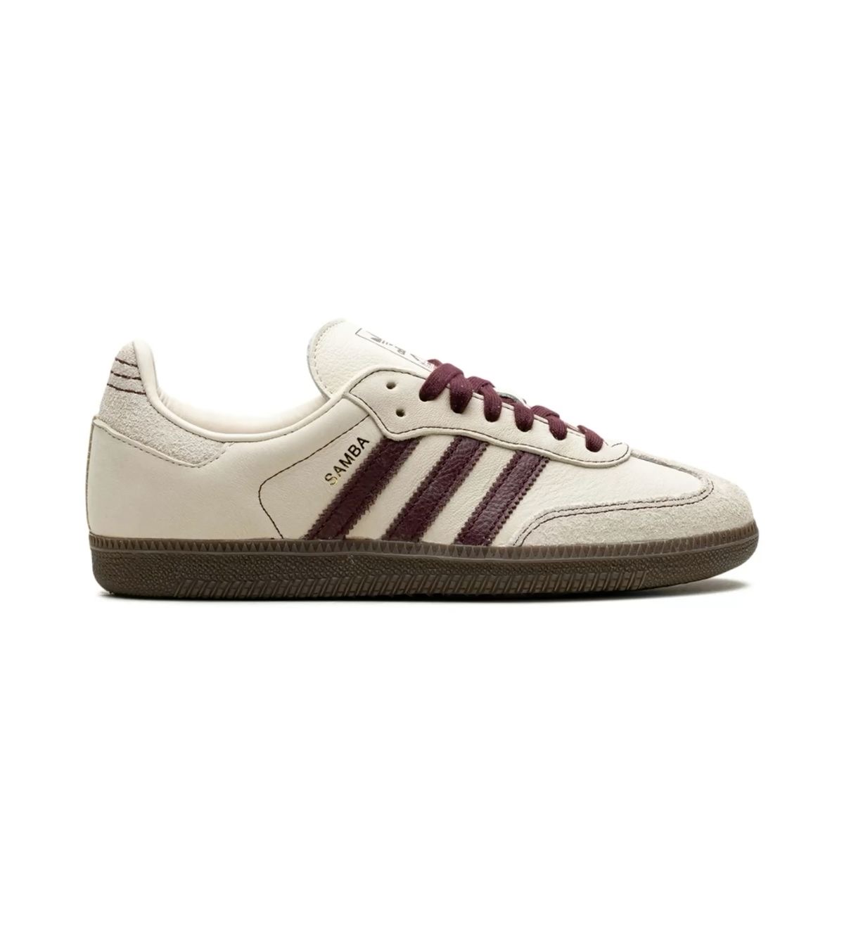 Adidas Samba(Wonder White Maroon)